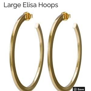 Sheila Fajl large Elisa hoops